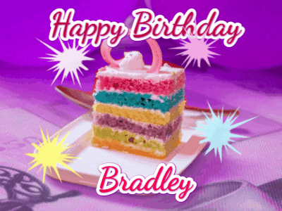 Happy Birthday Bradley GIF 133