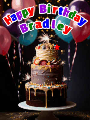 Happy Birthday Bradley GIF 26