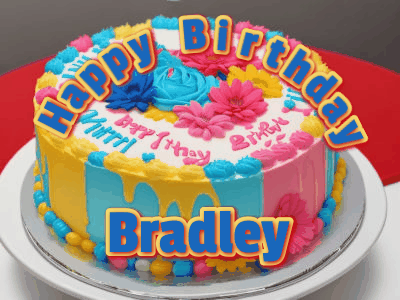 Happy Birthday Bradley GIF 36