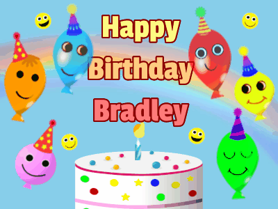 Happy Birthday Bradley GIF 5