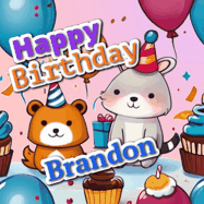 Happy Birthday Brandon GIF