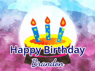 Happy Birthday Brandon GIF