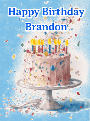 Happy Birthday Brandon GIF
