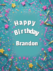 Happy Birthday Brandon GIF