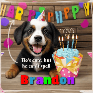 Happy Birthday Brandon GIF