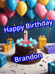 Happy Birthday Brandon GIF