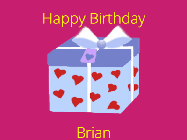 Happy Birthday Brian GIF