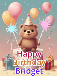 Happy Birthday Bridget GIF