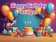 Happy Birthday Bridget GIF