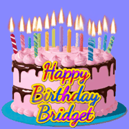 Happy Birthday Bridget GIF