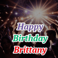 Happy Birthday Brittany GIF