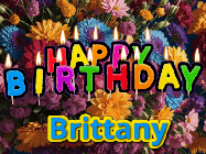 Happy Birthday Brittany GIF
