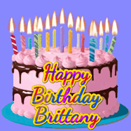Happy Birthday Brittany GIF