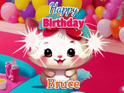 Happy Birthday Bruce GIF 127