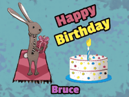 Happy Birthday Bruce GIF