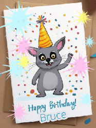 Happy Birthday Bruce GIF