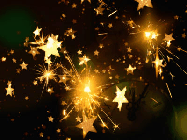 Happy Birthday Bruce GIF: Animated happy birthday text make this gif a delight with sparkles and stars and text to customize.