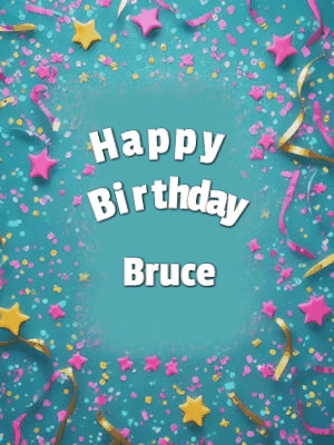Happy Birthday Bruce GIF 80