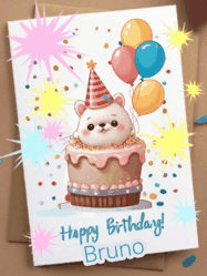 Happy Birthday Bruno GIF