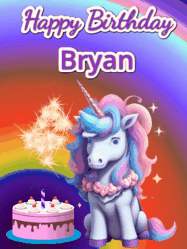 Happy Birthday Bryan GIF