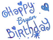 Happy Birthday Bryan GIF