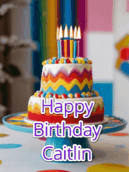 Happy Birthday Caitlin GIF