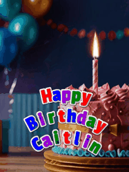 Happy Birthday Caitlin GIF