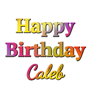 Happy Birthday Caleb GIF