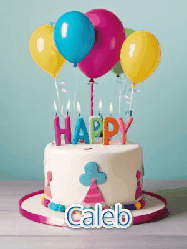 Happy Birthday Caleb GIF