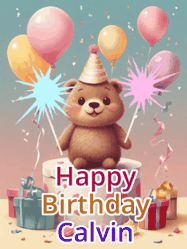 Happy Birthday Calvin GIF