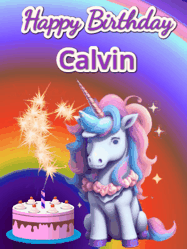Happy Birthday Calvin GIF