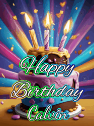 Happy Birthday Calvin GIF