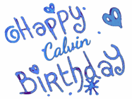Happy Birthday Calvin GIF