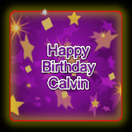 Happy Birthday Calvin GIF