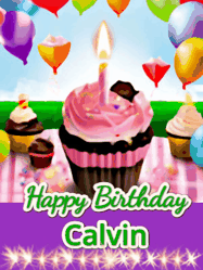 Happy Birthday Calvin GIF