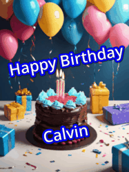 Happy Birthday Calvin GIF