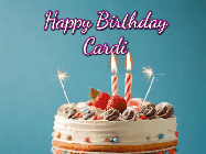 Happy Birthday Cardi GIF