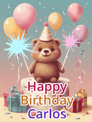 Happy Birthday Carlos GIF