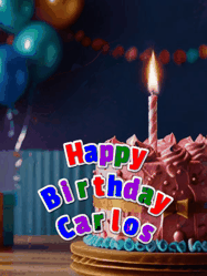 Happy Birthday Carlos GIF