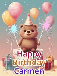 Happy Birthday Carmen GIF