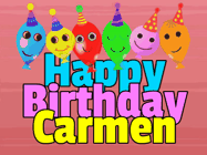 Happy Birthday Carmen GIF