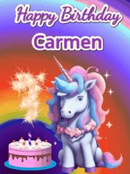 Happy Birthday Carmen GIF