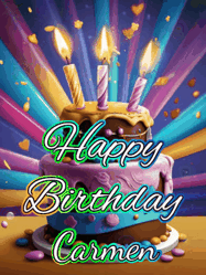 Happy Birthday Carmen GIF