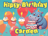 Happy Birthday Carmen GIF