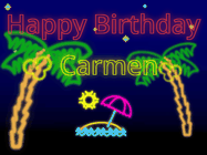 Happy Birthday Carmen GIF