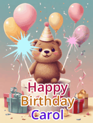 Happy Birthday Carol GIF