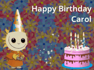 Happy Birthday Carol GIF