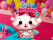 Happy Birthday Carol GIF