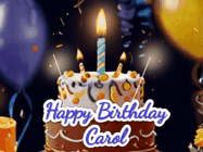 Happy Birthday Carol GIF