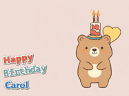 Happy Birthday Carol GIF